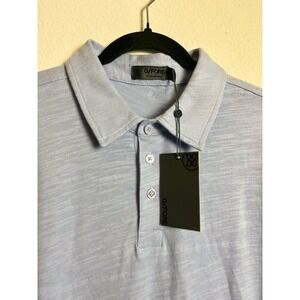 G/FORE Golf Polo Shirt Mens XXL Blue Super Soft Fine Cotton Casual